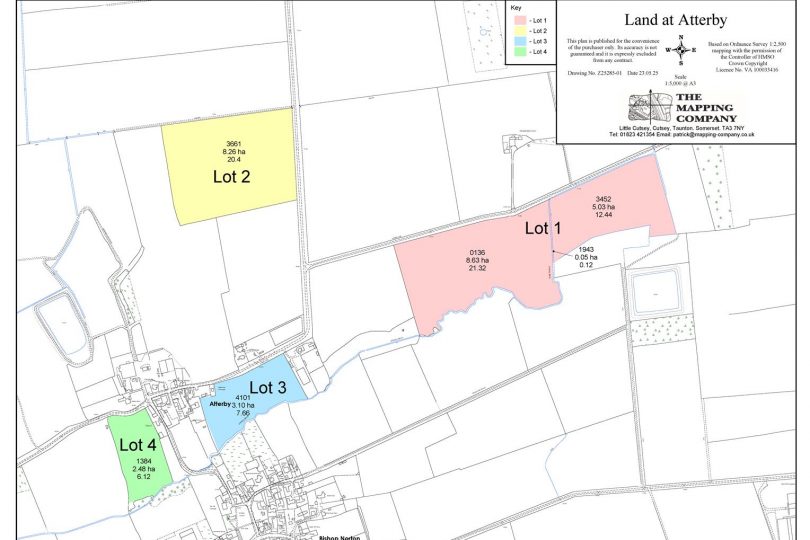 Lot 4 – Land off Atterby Lane (6.12 Acres)
