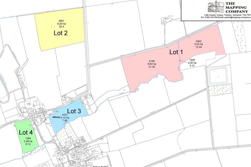 Lot 4 – Land off Atterby Lane (6.12 Acres)